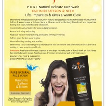 A-3_Poster-FACE_WASH_KASHMIRI_SAFFRON___NEEM-13x19